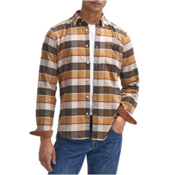 Barbour Men's Valley Tailored Checked Shirt Size XXL - Picture 1 of 10